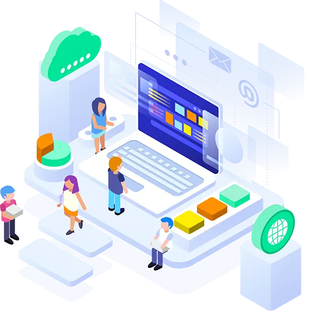 Diseño de páginas web en Panamá — equipo construyendo un sitio web